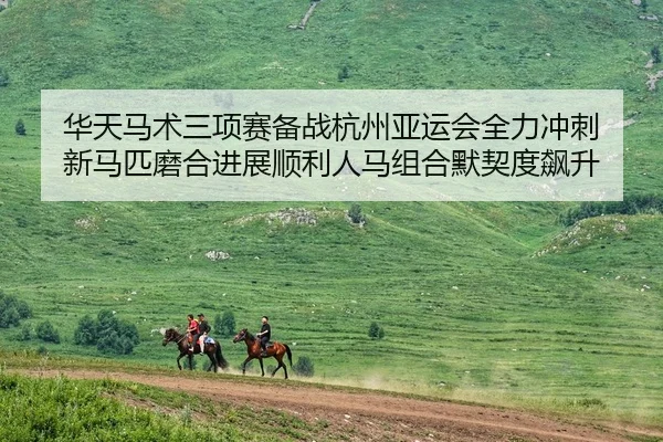 华天马术三项赛备战杭州亚运会全力冲刺 新马匹磨合进展顺利人马组合默契度飙升